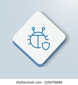 bug bounty program icon vector design