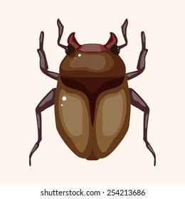 Cartoon Beetle Stock Vector (Royalty Free) 720235462