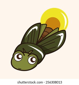 bug cartoon elements