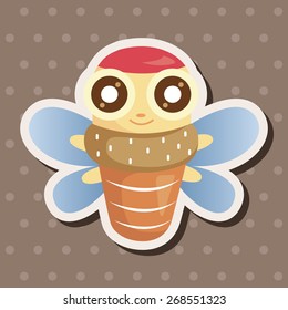 bug cartoon elements