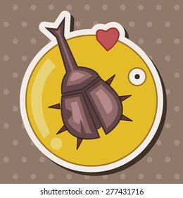 bug cartoon elements
