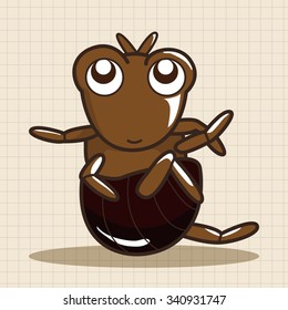 bug cartoon elements