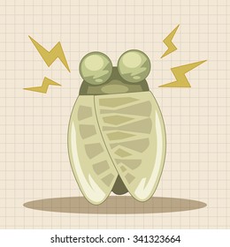 bug cartoon elements
