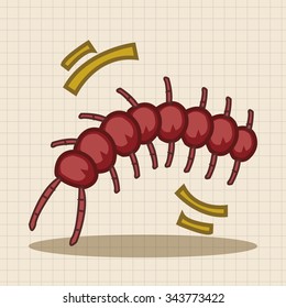 bug cartoon elements