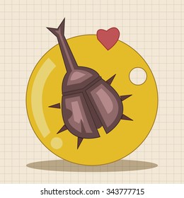 bug cartoon elements