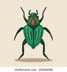 bug cartoon elements
