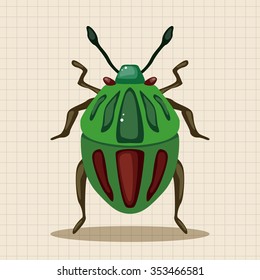 bug cartoon elements