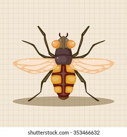 bug cartoon elements