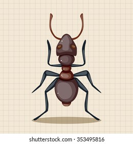 bug cartoon elements