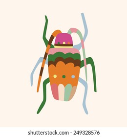 bug cartoon elements vector,eps