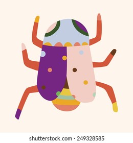 bug cartoon elements vector,eps