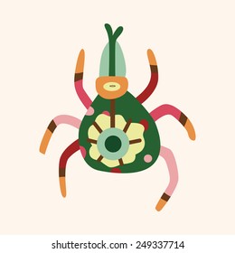 bug cartoon elements vector,eps