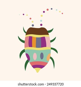 bug cartoon elements vector,eps