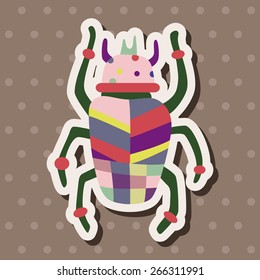 bug cartoon elements vector,eps