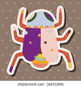 bug cartoon elements vector,eps