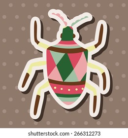 bug cartoon elements vector,eps