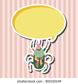 bug cartoon elements vector,eps