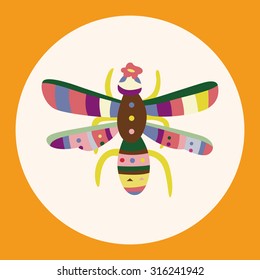 bug cartoon elements vector,eps