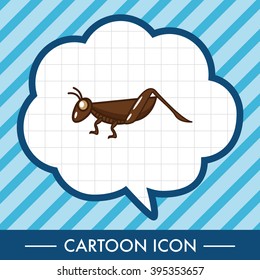 bug cartoon elements vector,eps