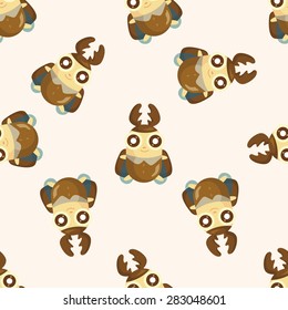 bug cartoon ,seamless pattern