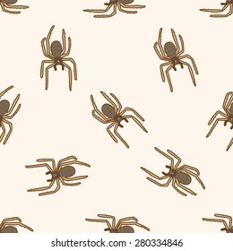 bug cartoon , cartoon seamless pattern background