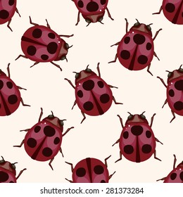 bug cartoon , cartoon seamless pattern background