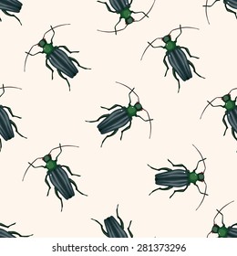 bug cartoon , cartoon seamless pattern background