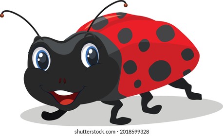 Bug cartoon vector art and illustration