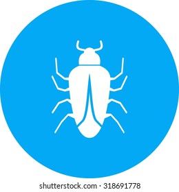 Bug, crawler, insect icon vector image. Can also be used for Animals and Insects. Suitable for mobile apps, web apps and print media.