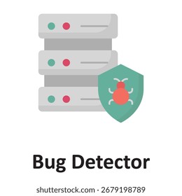 Detector de erros, Ícone de vetor que pode facilmente modificar ou editar

