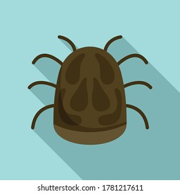 Icono de la enfermedad de los fallos. Ilustración plana del icono vector de enfermedades de fallos para el diseño web