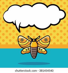 bug doodle, speech bubble