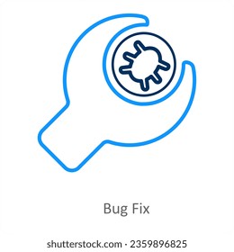 Solución de fallos y concepto de icono antivirus