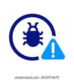 Bug fix, Cyber Security risk, Code Checker, Malware, virus, antivirus, Software. Spyware. Insect Remover and Protectan