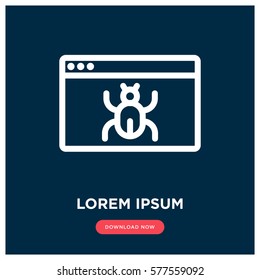 Bug fix vector icon