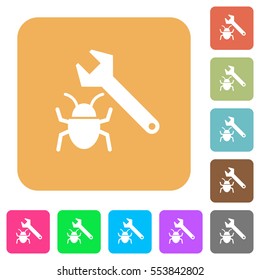 Bug fixing flat icons on rounded square vivid color backgrounds.