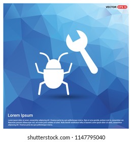Bug Fixing Icon - Free vector icon