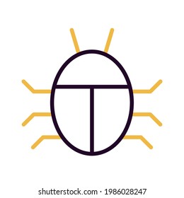 Bug, fixing, repair icon vector image. Can also be used for internet security. Suitable for use on web apps, mobile apps and print media.