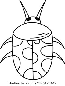 Bug Flying Insect Lined Vector Illustration