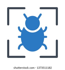 bug focus glyph double color