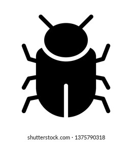 bug glyph icon