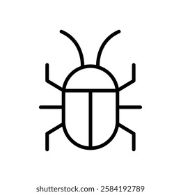 Bug icon Art design illustration