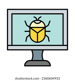 Bug Icon Design für private und kommerzielle Nutzung.