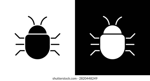 Bug icon editable graphic series