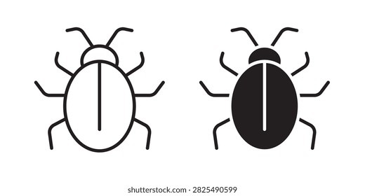 Bug icon editable label set..