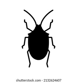 Bug icon. insect sign. vector illustration