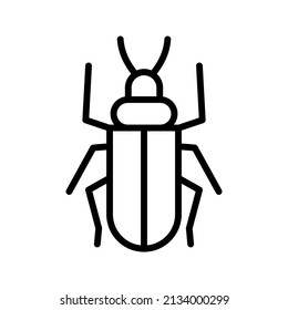 Bug icon. insect sign. vector illustration