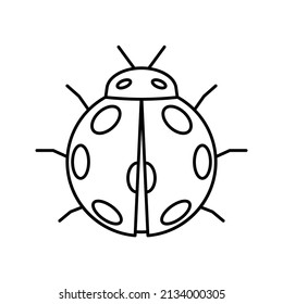 Bug icon. insect sign. vector illustration