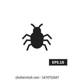 Bug icon, Insect sign/symbol vector
