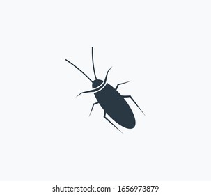Bug icon isolated on clean background. Bug icon concept drawing icon in modern style. Vector illustration for your web mobile logo app UI design.